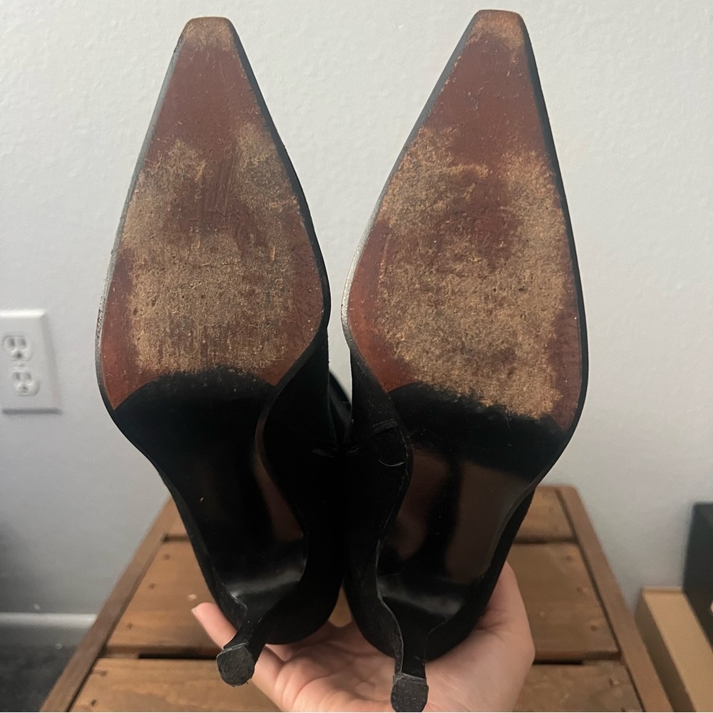 VINTAGE STUART WEITZMAN TALL BOOTS SIZE 8 - Picture 4 of 5